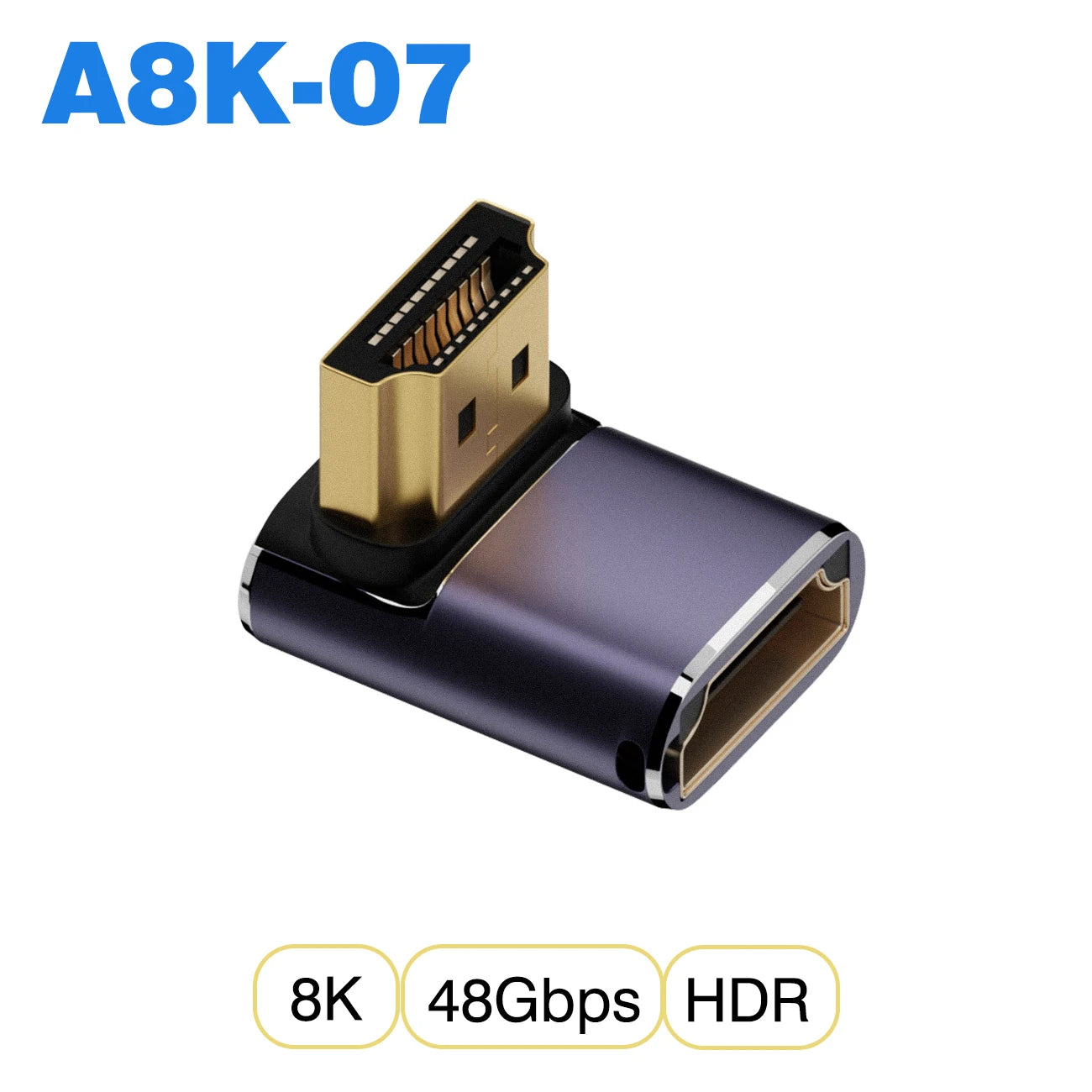 NNBILI HDMI2.1 48Gbps 8K@60Hz 4K@120Hz Ultra High-Speed Adapter Mini/Micro HDMI to HDMI Converter for PS5 X/S PC HDTV Projector