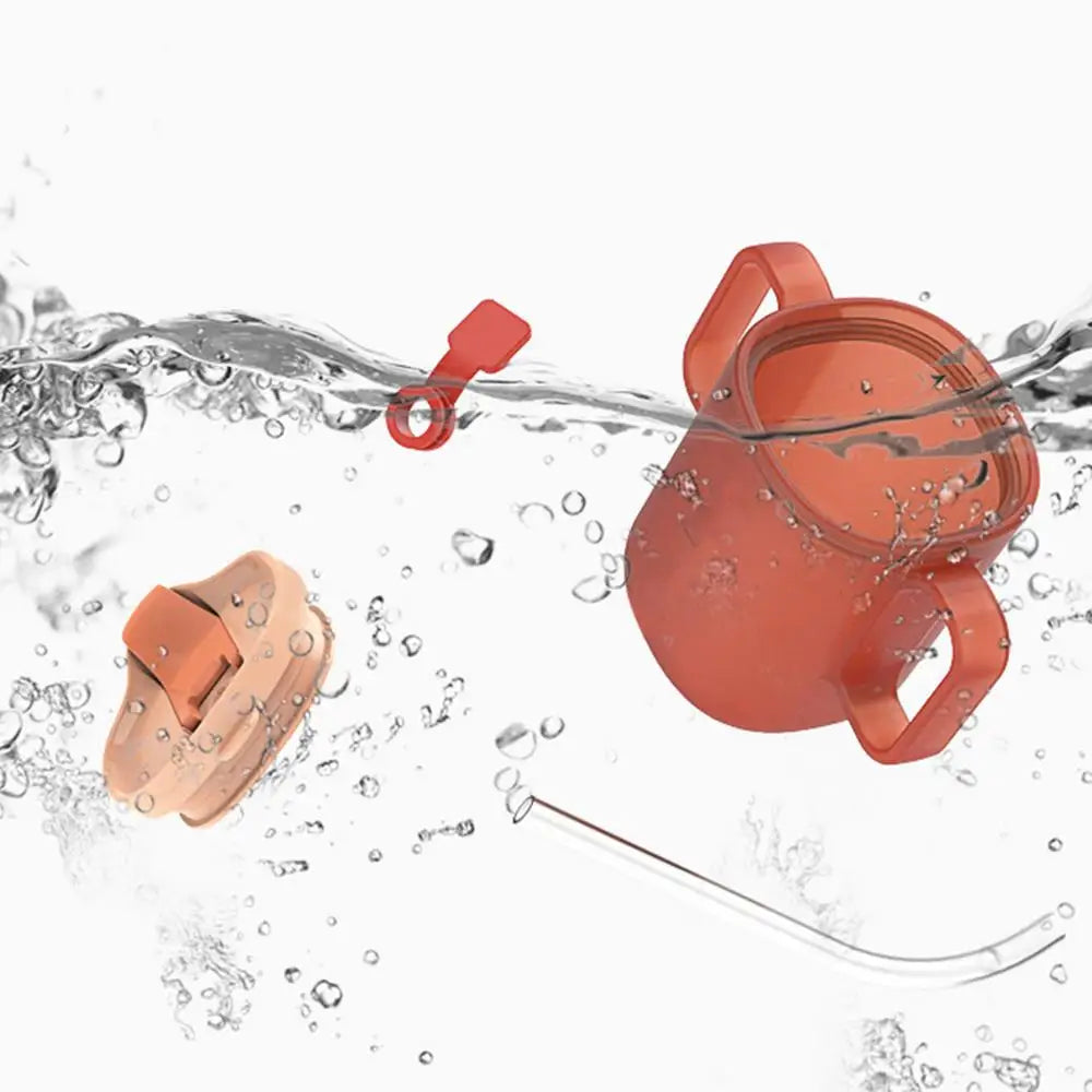 Adult Sippy Cup with Lid and Straw Plastic Mug Drinking Cup Disabled Elderly Spill Proof Dysphagia Cup Parkinsons Aids Living