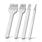 DIY Leather Craft Punching Hole Tool Leather Stitching Sewing Punches 1+2+4+6 Leather craft Spacing Punch Tools 3/4/5/6mm