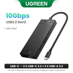 UGREEN USB3.0 HUB 4 Ports USB-A Splitter Slim USB Expander for Mouse Keyboard Flash Drive U Disk Printer and Laptop PC PS5 Xbox