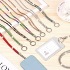 Glitter Rhinestone Phone Lanyard Phone Diamond Crystal Chain Straps Keychain Hanging Anti-lost Rope Mobile Phone Strap