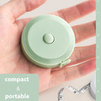 2 Meter Soft Tape Measure Scale Body Sewing Flexible Tailor Ruler Centimeter Inch Portable Retractable Self-Lock Measuring Tape