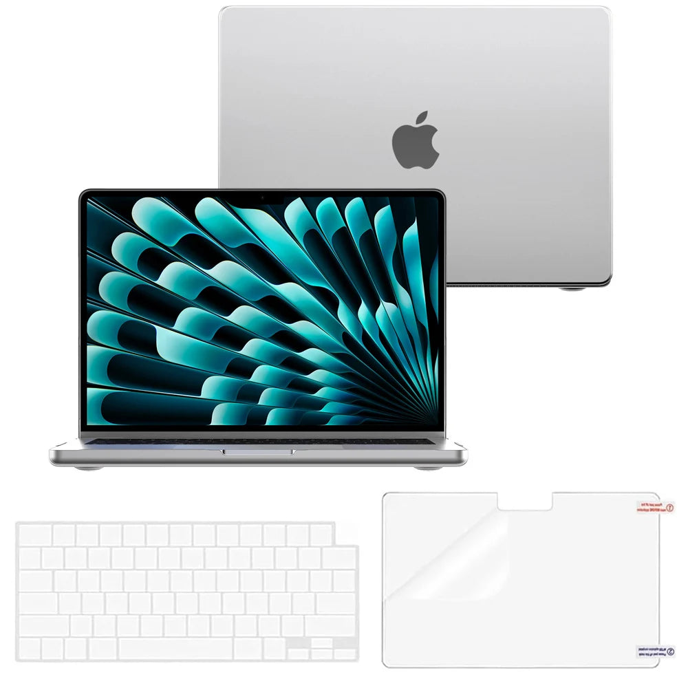 2026 New Laptop Case For Macbook Air 13.6 inch M5 M4 M3 M2 Chip 2026-2022，Air 15 M5 Chip,For Macbook Pro 14/16 M5 Por/Max 2026