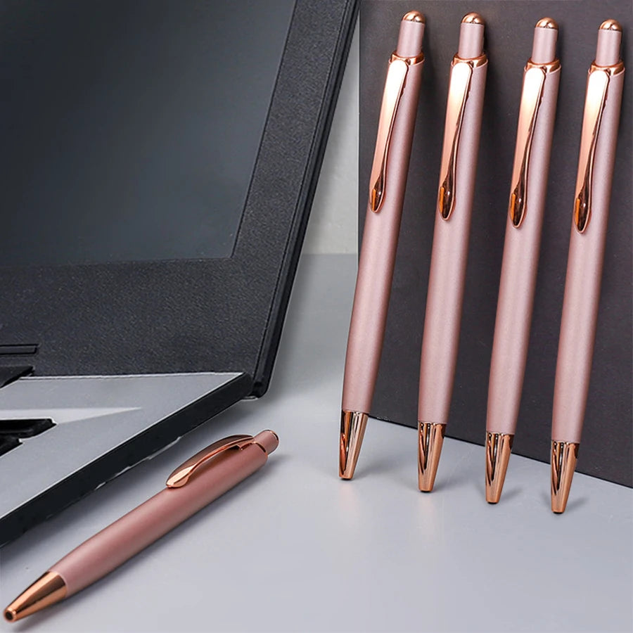 Personalized Luxury Ballpoint Pen Metal School Teacher Gift Supplies Stationery Office Writing Useful Lettering Cute 2025