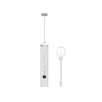MHW-3BOMBER Electric Milk Frother Dual Whisk Heads Handheld Foam Maker Type-c Rechargeable Coffee Latte Cappuccino Mixer