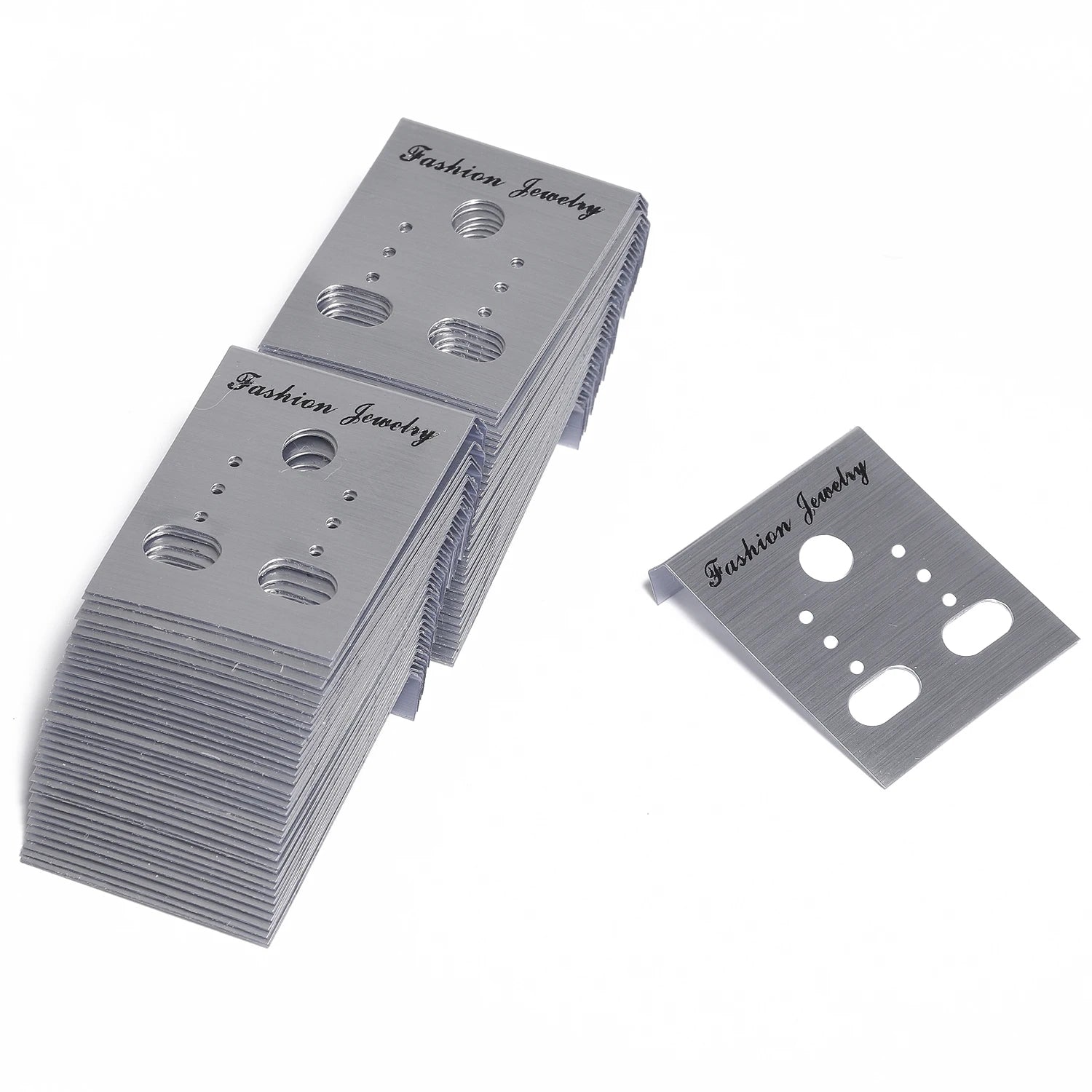 50/30pcs 3.5x3mm 5x3.5mm Earrings Necklaces Jewelry Plastic Display Cards Retail Price Tag Label Earring Stud Organizer Holder
