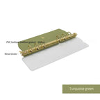 A5 A6 A7 A8 Ring Binder Buckle Metal Binder 6 Holes Clip File Folder Shell Notebook Side Insertion Loose Leaf Book Board Planner