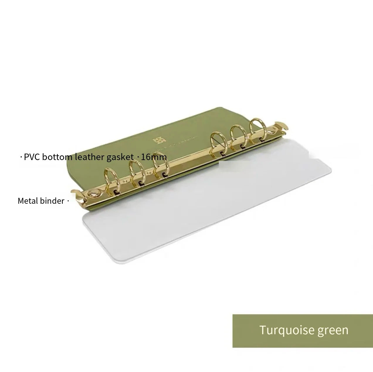 A5 A6 A7 A8 Ring Binder Buckle Metal Binder 6 Holes Clip File Folder Shell Notebook Side Insertion Loose Leaf Book Board Planner