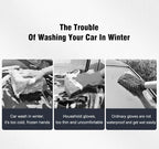 Car Wash Brush Car Cleaning Brush Telescoping Long Handle Mop Soft Hair Chenille Broom Universal Window Wash Auto Accessories