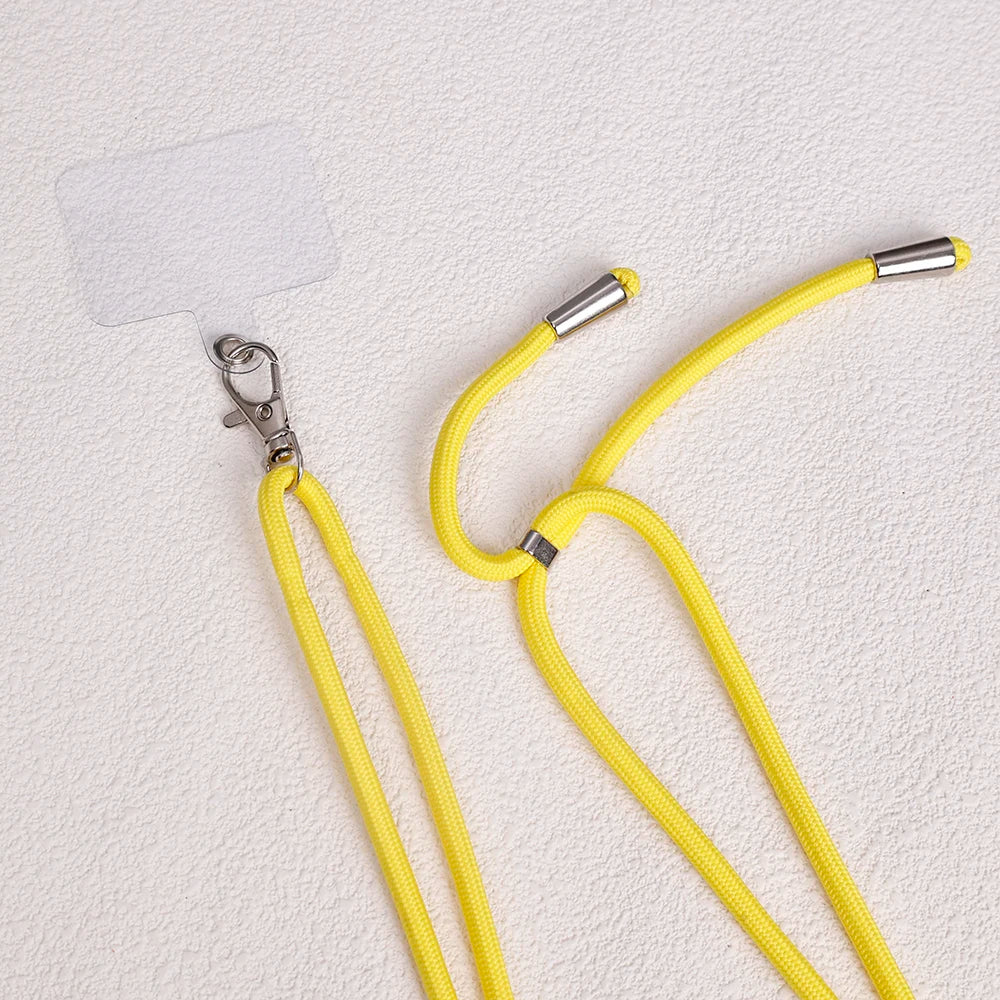 Cell Phone Lanyard Crossbody Adjustable Neck Strap for Around The Hand with Clear Tether Tab for Most Full Coverage Phones Case