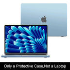 2026 Laptop Case For Macbook Air 13.6 inch M5 M4 M3 M2 2026 2025 2024 2022 A3240 A3113 A2681,Ultra Thin Matte Case