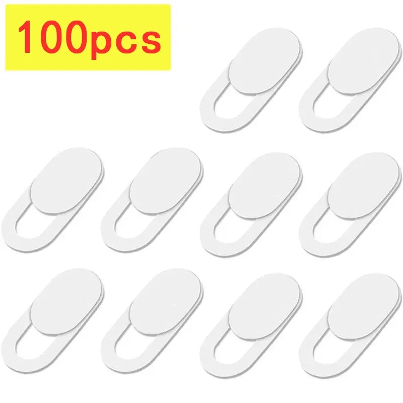 1/20PCs Webcam cover shutter magnet slider universal antispy camera cover for Web laptop iPad MacBook phone lens privacy sticker