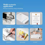1 Pack 500 Sheets Deli A4 Multi-purpose Paper 70/80g Aegean Sea Series Copy Printing Paper 7420/7433