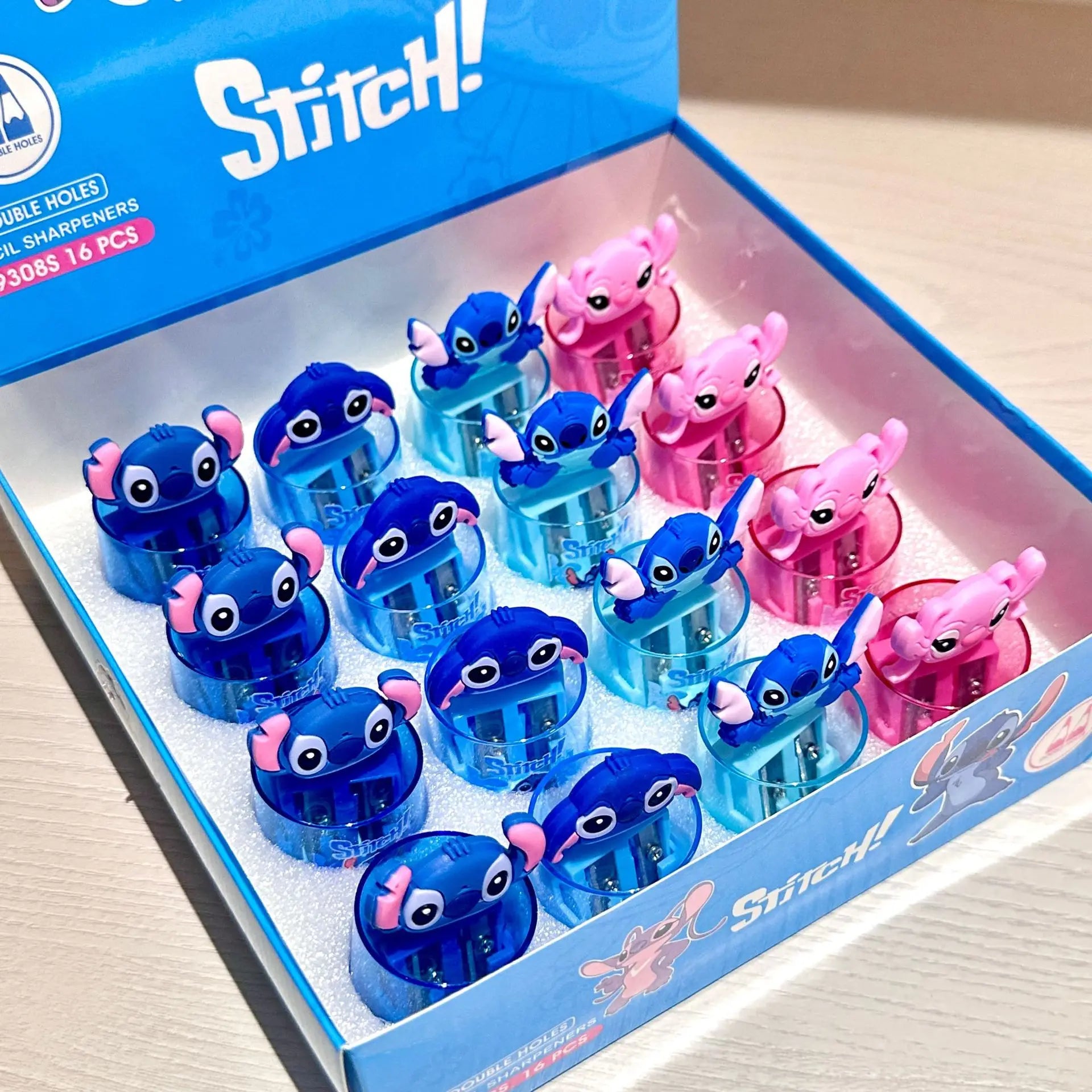 Random 1 Color Stitch doll pencil sharpener, cute cartoon student pencil sharpener, Lilo & Stitch stationery, school supplies