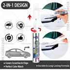 For Tesla Model 3 Y X S Scratch Removal and Wheel Hub Touch Up Pen Paint Clear Coat To Enhance Gloss Pearl White Deepsea Blue