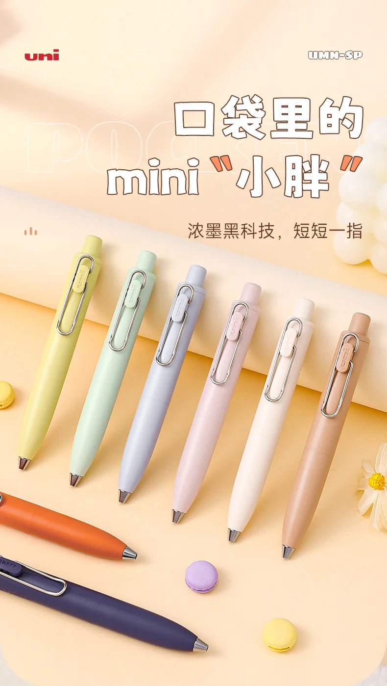 Uni Uniball One P 1pcs Gel Pen Japan Original New Stationery UMN-SP 0.5 Mini Pocket Pen Cute Portable Writing,Record Neutral Pen