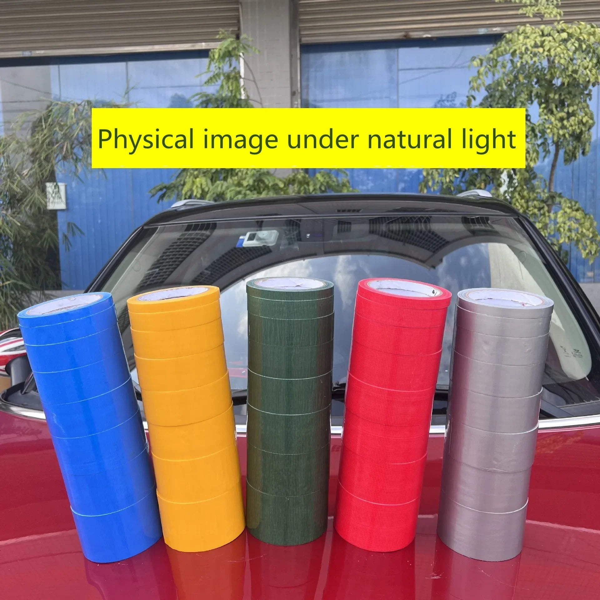 40MM 20m Waterproof Duct Gaffa Gaffer Adhesive Repair Bookbinding Cloth Tape Super Sticky Duct Tap Self Roll Craft Fix Tape