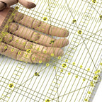 15*15 cm, 30*15 cm Patchwork Ruler - Set of Quilting Tools - High-Quality Acrylic Material - Transparent Ruler - School Supplies