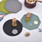 Wax Seal Stamp Silicone Mold Pad Multiple Sizes Sealing Wax Mould Mats Sealing Fix Shapes Envelope Invitation DIY Scrapbook Tool
