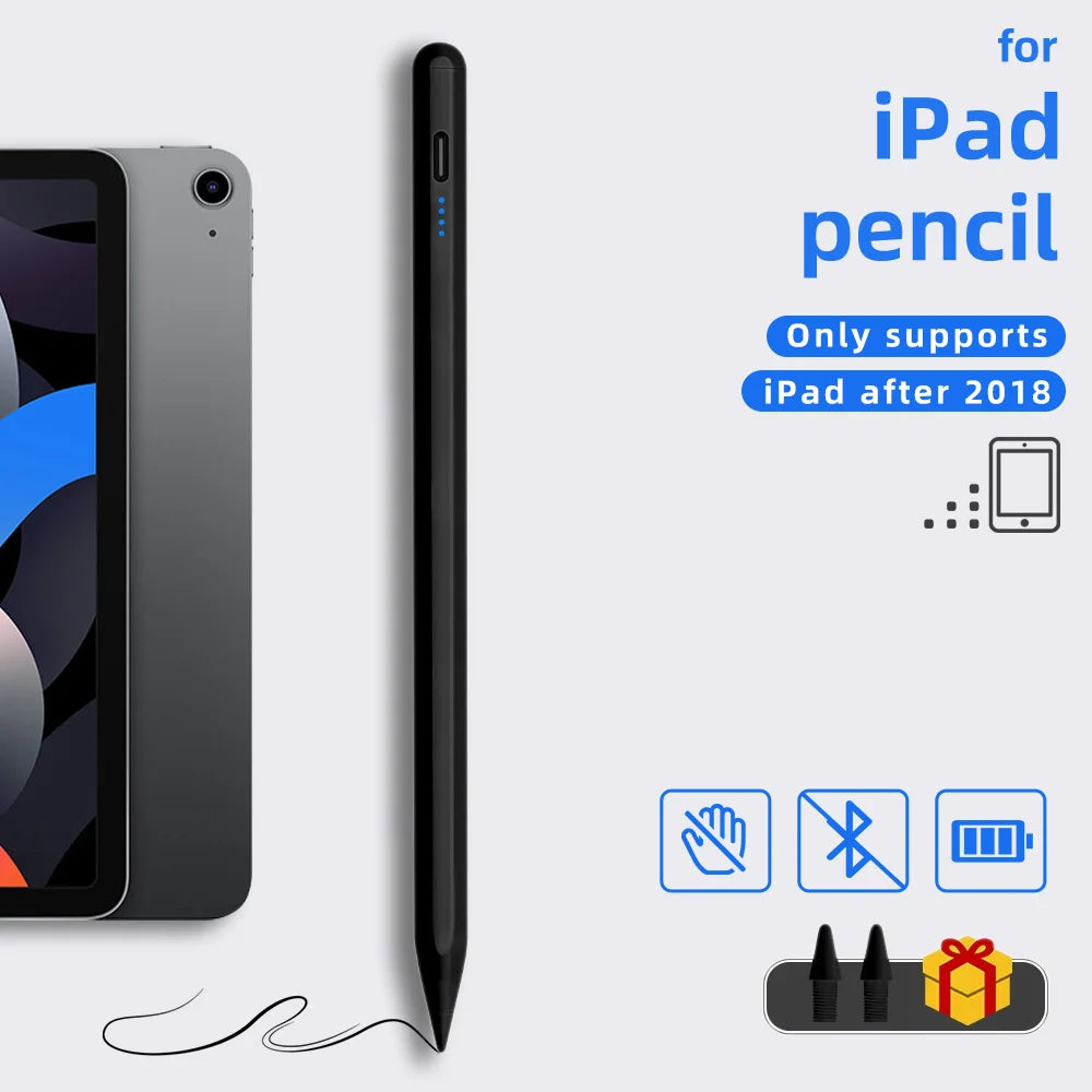 Stylus Pen for Apple IPad for IPad Pencil Accessories 2025 A16 10th 11th Gen Pro Air Mini Palm Rejection Power Display Stylus