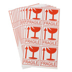 60/250pcs Fragile Warning Label Sticker Please Handle With Care For Goods Shipping Express Label Packaging Warning Sign Tag