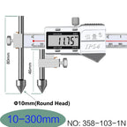 Round Hole Center Distance Digital Caliper 10mm 20mm Cone Probe Measuring Hole Center Distance Hole Distance Center Line Caliper