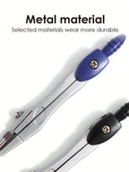 Precision Compasses with Replaceable Tips  Student Drawing and Mapping Tool Set  Suitable for Both Examination and Office Use