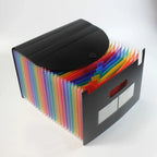Rainbow 12-24-37Pocket Expanding File - A4 Accordion Folder, Portable Document/Bill/Receipt Holder for Organizing