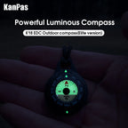 Kanpas EDC Outdoor Compass with Luminous / High Quality Compass / Outdoor Compass / Adventure Compass / K18 / K25