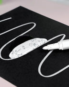 1/3/6Pcs White Marker Pens Acrylic Paint Pen for Rock Ceramic Glass Tire Metal Canvas Waterproof Painting White Marker