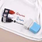 1PC 5ml Ink Textile Clothes Waterproof Ink Special Ink For Students Children Name Stamp Printing On Clothing Wash Not Fade