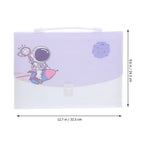 Sturdy Plastic Accordion File Folder Organizer Large Capacity Portable Document Folder for Files Papers Bills Receipts Coupons