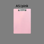 Simple A5 Bill Clipboard Memo Pad Clip Board Loose-leaf Notebook File Writing Pad Clamps Paper Holder Office School Supplies