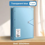 Multifunctional PP Storage Booklet Loose Leaf A4/A5/B5 Binder Family ID Storage Bag Dustproof Photo Album School