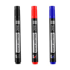 3/6Pcs/Set Permanent Marker Pen Fine Point Waterproof Ink Thin Nib Crude Nib Black Blue Red Ink 1.5mm Fine Color Marker Pens