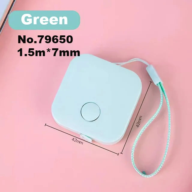 Deli 1.5m 2m Measure Tape Double Scale Body Sewing Flexible Ruler for Kids Aldult Height Waist Measuring Tailor Craft Soft Ruler