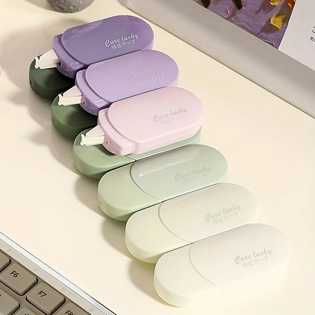 6pcs/set Correction Tape Cute Portable and Compact Belt With Affordable Set Stationery Back to School Office Supplies