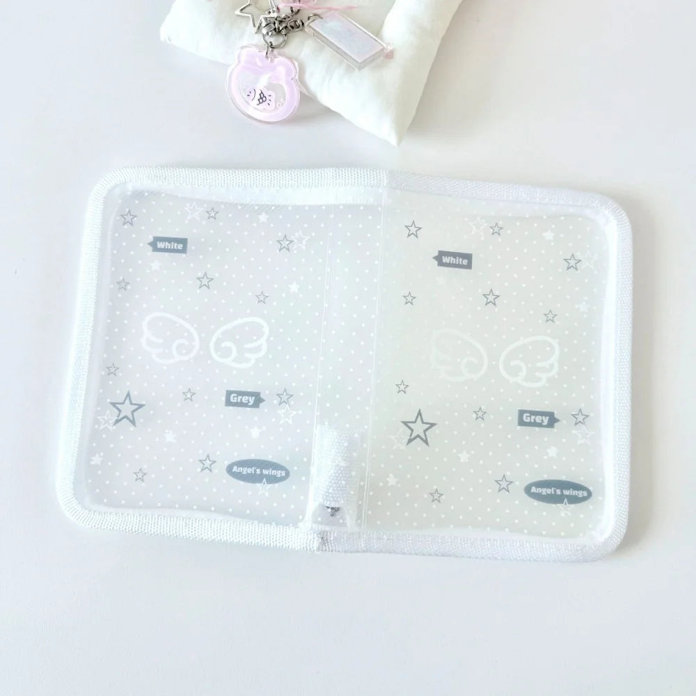 A6 Size Cute Stationery Storage Folder File PP Twill Zipper Pouch Document Bag Zip File Folder School Office Supplies