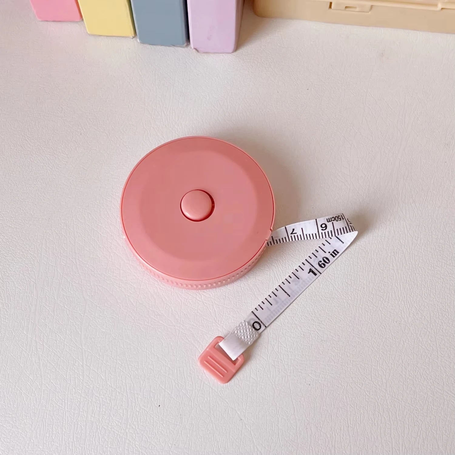 2 Meter Soft Tape Measure Scale Body Sewing Flexible Tailor Ruler Centimeter Inch Portable Retractable Self-Lock Measuring Tape