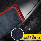 90x60cm XXL 500GSM Microfiber Car Drying Towel Ultra Absorbent Thickened Twist Ring Design Lint Free Scratch Free Auto Detailing