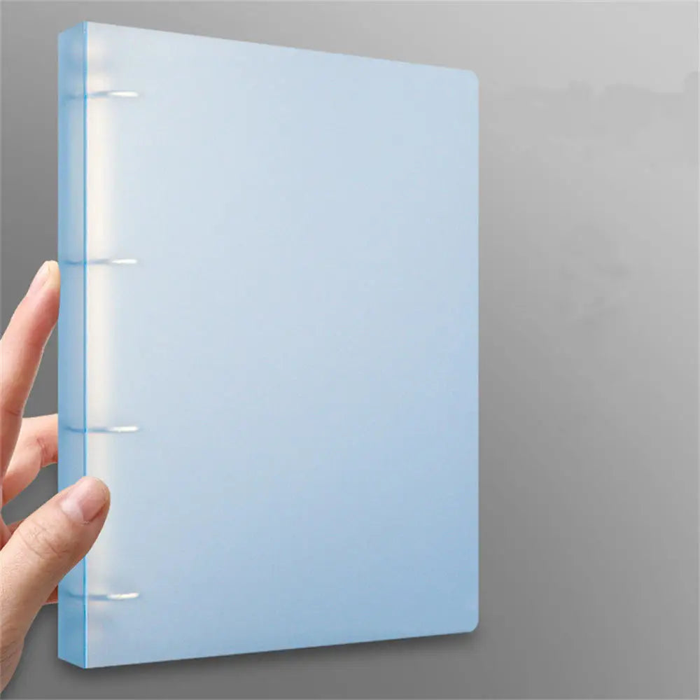 2-ring File Binder File Folder A4 Binder Folder Cover Office Document Organizer Can Hold 200 Sheets Test Paper Desk Organizer