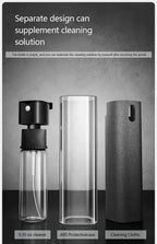 Mobile Screen Cleaner 2-in-1 Spray Wipe Tablet LCD Laptop Cleaning Tool for Oil Removal and Fingerprint Prevention