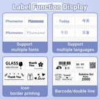 Phomemo Label For M110/M220/M221 Mini Printer Portable Thermal Label Stickers Self-Adhesive Waterproof Label Maker Sticker New