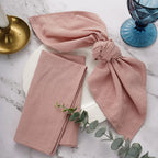 12pcs Napkins 40X40CM Plain Washed Cotton Tea Towel Dining Place Mats Wedding Party Christmas Linen Kitchen Cloths Table Decor