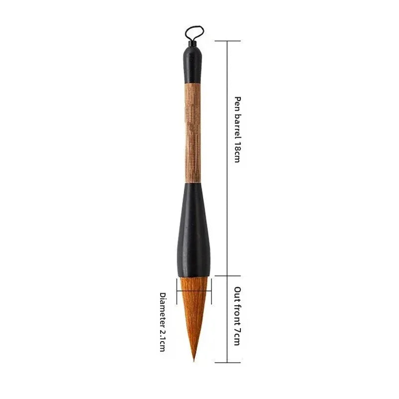 Large Calligraphy Brush Chinese Pen Weasel Wolf Wool Bear Hair Big Character Writing Brush For Spring Festival Couplets