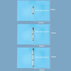 1PCS A4 Perforated Folder Candy-Colored Transparent O-shaped 2-hole, 3-hole, 4-hole Waterproof File Folder Binder