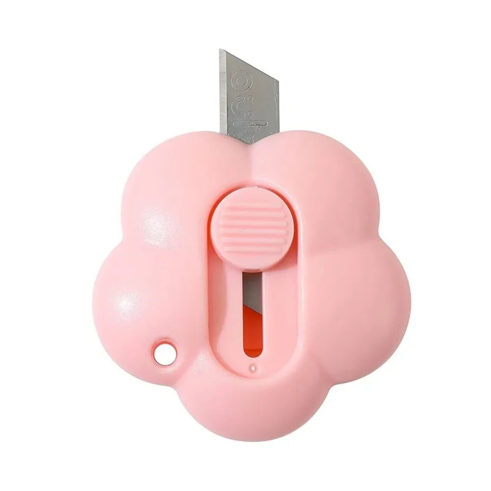 Lovely Flowers Portable Utility Knife Paper Cutter Cutting Paper Razor Blade Letter Envelope Opener Knife Office Stationery