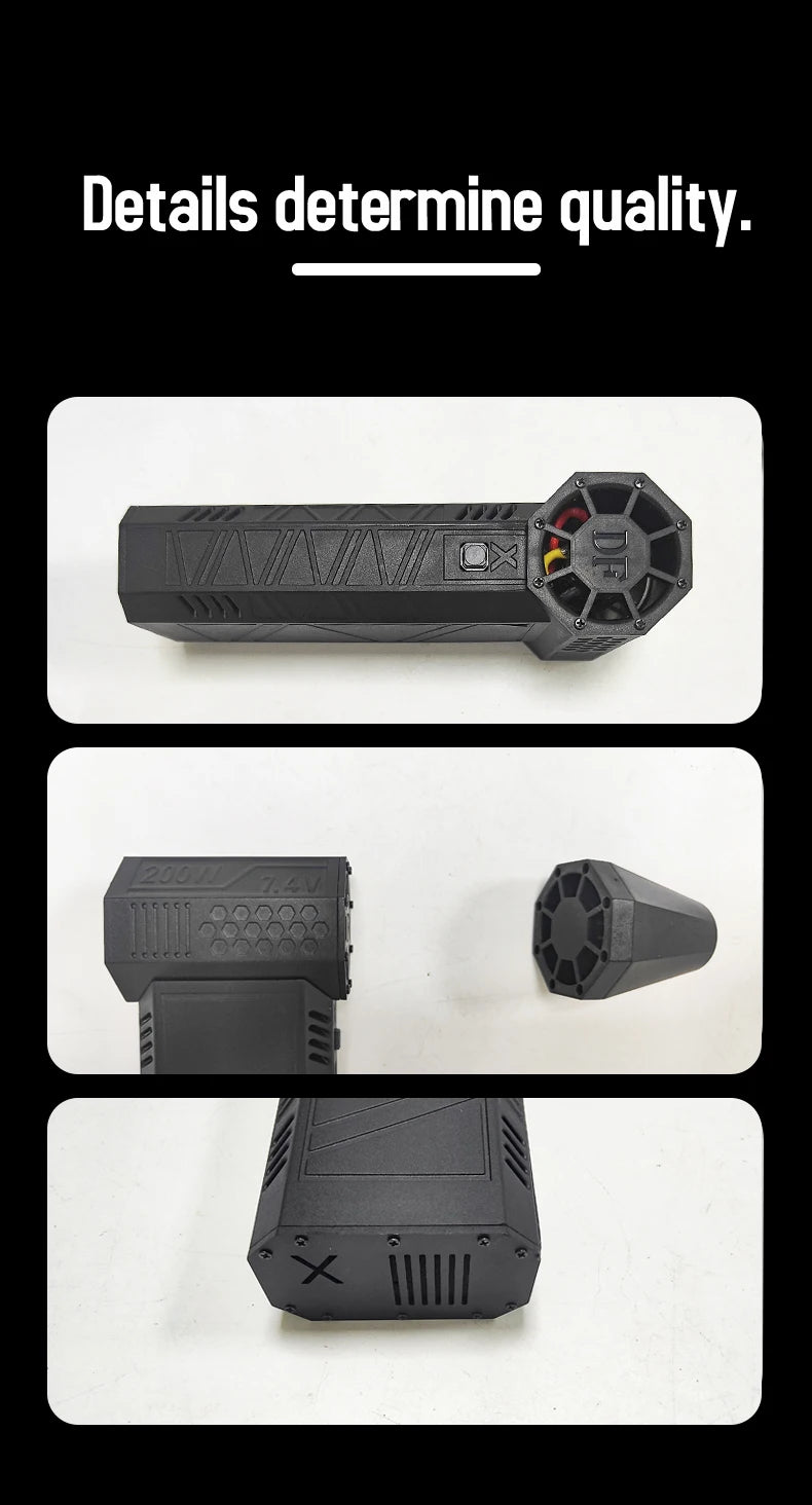 Powerful Turbo Air Blower 130000RPM Cordless Dust Cleaner With 4000mAh Battery, 3 Speed Levels, Magnetic Nozzle For Home
