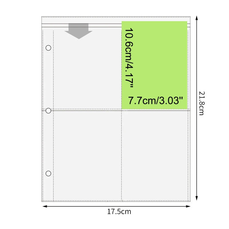 A5 3 Ring PU Leather Binder Kpop Photo Album Refill Pocket 1/2/4/6 3 Inch Photocard Sleeves PVC Free Postcard Collect Book Retro