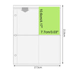 A5 3 Ring PU Leather Binder Kpop Photo Album Refill Pocket 1/2/4/6 3 Inch Photocard Sleeves PVC Free Postcard Collect Book Retro